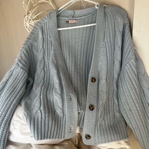 Khols Sonoma baby blue cardigan size M